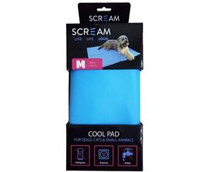 Pet Cool Pad Mat for Dogs & Cats - Blue - Medium (65cm x 50cm) Scream