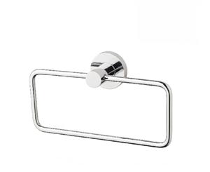 Phoenix Radii Hand Towel Holder Round Plate Chrome RA893 CHR