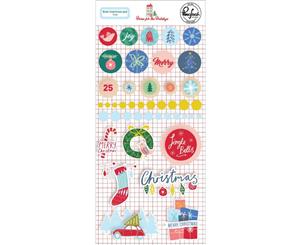 PinkFresh Studio - Home For The Holidays Mixed Embellishment Pack 43 pack