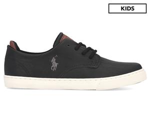 Polo Ralph Lauren Boys' Thurston Smooth Shoes - Black