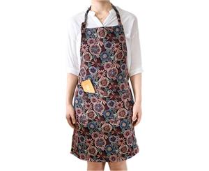 Printed Flower Kitchen Aprons for Women