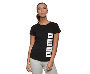 Puma Women's Rebel Tee / T-Shirt / Tshirt - Puma Black