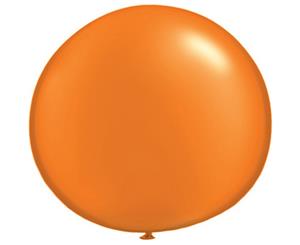 Qualatex 5 Inch Plain Latex Party Balloons (Pack Of 100) (48 Colours) (Pearl Mandarin) - SG4570