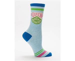 Queen Of Bitch Mountain Crew Socks