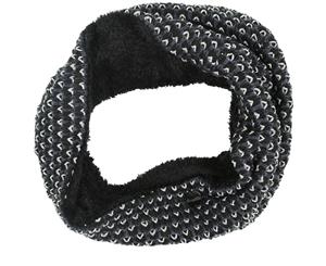 Regatta Womens/Ladies Harleth Textured Knit Snood Neckwarmer Scarf - Black