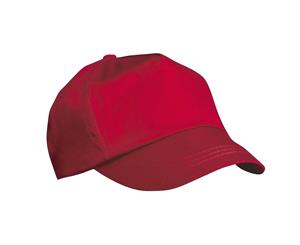 Result Unisex Childrens/Kids Plain Basebll Cap (Red) - BC957