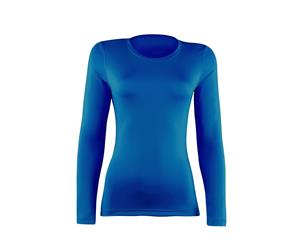 Rhino Womens/Ladies Sports Baselayer Long Sleeve (Royal) - RW2829