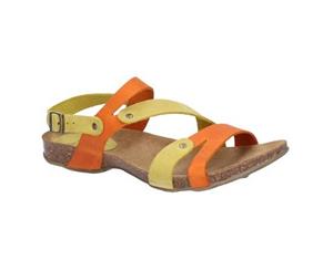 Riva Womens/Ladies Debs Buckled Sling Back Sandal (Orange/Yellow) - FS6074