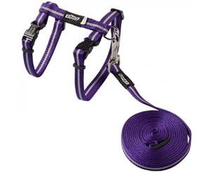 Rogz Alleycat Harness Lead Purple