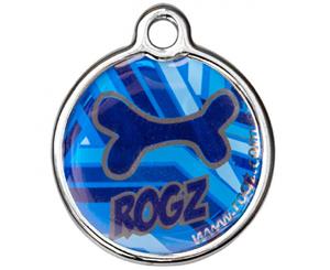 Rogz Tagz Metal Navy Zen