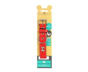 Rufus And Coco Bones Dog Collar Red