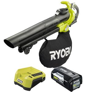 Ryobi 36V 5.0Ah Brushless Blower Vac Kit