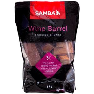 Samba 1kg Wine Barrel Smoking Chunks