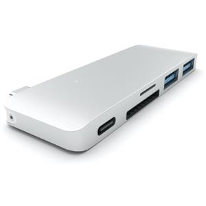 Satechi USB-C Pass Through Hub (Silver)