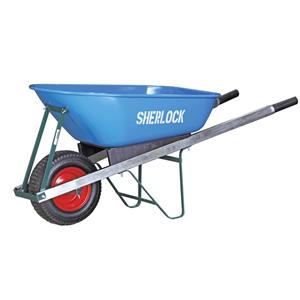 Sherlock 100L Steel Tray Wheelbarrow