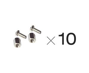 Short Bushing 10 Pairs Screws M3