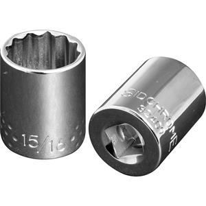 Sidchrome 15/16'' 1/2'' 12 Point Drive Socket