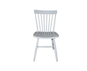 Simple Living Ari Rubberwood Grey Set of 2 Dining Chairs