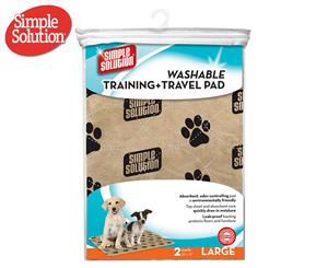 Simple Solution Washable Dog Training & Travel Pad 2pk