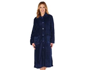 Slenderella HC4301 Housecoats Dressing Gown - Navy