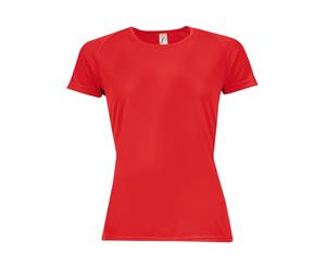 Sols Womens/Ladies Sporty Short Sleeve T-Shirt (Red) - PC2152