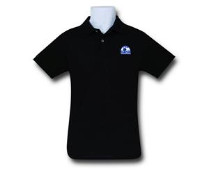 Star Wars R2D2 Black Polo Shirt