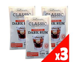 Still Spirits JAMAICAN DARK RUM 2x42g Sachets Makes 2.25L 3 Pack Home Brew