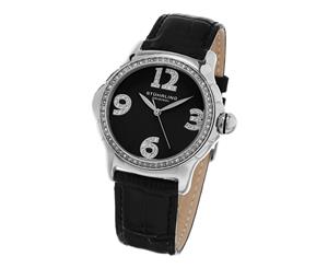 Stuhrling Original Women's 592.02 Vogue Analog Display Quartz Black Watch