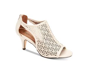 Style & Co. Womens Hyrine Open Toe Special Occasion Mule White Size 5.5