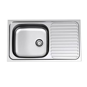 Stylus Single End Stainless Steel 1TH Sink (Left Hand Bowl)