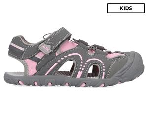 Surefit Activ Girls' Rafa Sandals - Grey/Pink