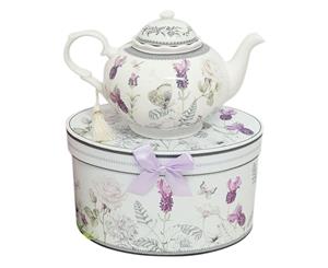 Teapot in Gift Box - Lavender