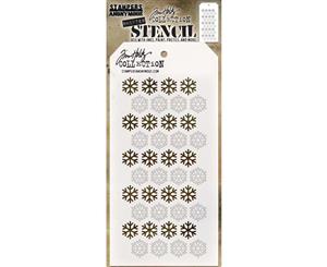 Tim Holtz Layered Stencil 4.125 inchX8.5 inch - Shifter Snowflake