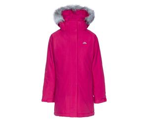 Trespass Childrens Girls Fame Waterproof Parka Jacket (Raspberry) - TP4212