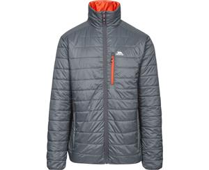 Trespass Mens Norman Ultra Light Padded Insulated Walking Jacket - Carbon/Hot Orange