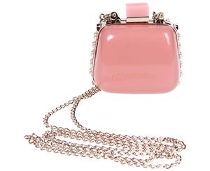 Valentino Mini Studded Shoulder Bag - Pink