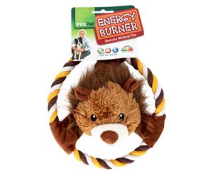 VitaPet Lion Energy Burner Exercise Workout Squeaker Dog Toy