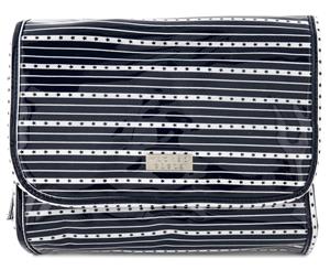 Wicked Sista Fold Out Toiletries Bag w/ Hook - Star Stripe/Navy