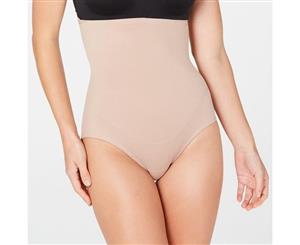 Women's Miraclesuit Shapewear Adjustable Fit Hi Waist Brief - Stucco