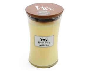 WoodWick Large Candle - Lemongrass & Lily