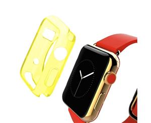 Yellow For Apple Watch 1234(40mm38mm) Slim TPU Protective Case