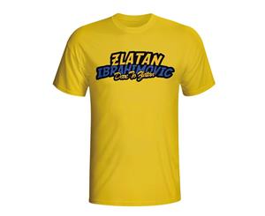 Zlatan Ibrahimovic Comic Book T-shirt (yellow)