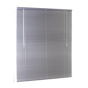 Zone Interiors 150 x 150cm 25mm Aluminium Slimline Dusk Venetian Blind - 1500mm x 1500mm Silver