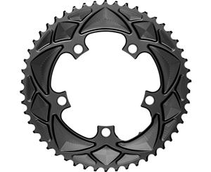 absoluteBLACK Round Road 110BCD 5B 2x 36t Chainring Black