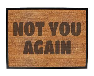 not you again - Funny Novelty Birthday doormat floor mat floormat