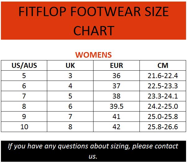 Fitflop deals sizing chart