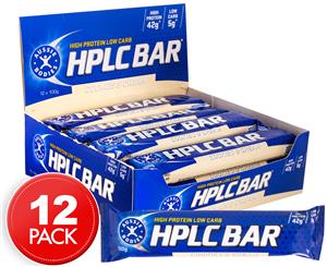 12 x Aussie Bodies HPLC Protein Bars Cookies & Cream 100g