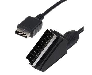 1.8m RGB Scart Cable Lead for PlayStation 1 2 3 PsOne Slimline PS1 PS2 PS3 PAL