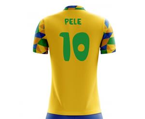 2018-2019 Brazil Home Concept Football Shirt (Pele 10)