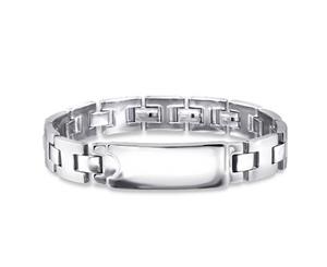 22 Cm Stainless Steel Men's Cuff Bracelet